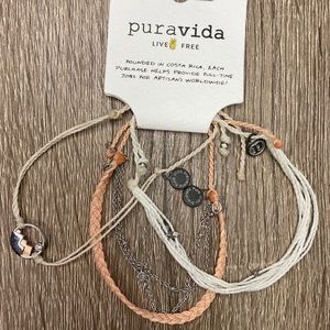 SOLD!!! Pura Vida bracelet set.
